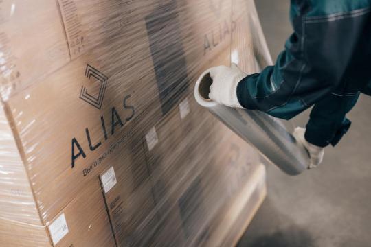 Фото 3 Обмотка паллеты с коробами ALIAS