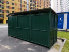 Фото 1 Контейнерная площадка ТБО на 3 контейнера, крыша, высокие ворота. 2026