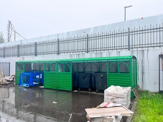 Фото 3 Площадка ТКО с откатными воротами 2026