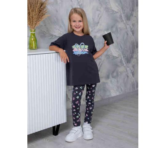 Фото 2 Костюм с леггинсами ALTEKS kids - это идеальный выбор для активных детей. Изготовленный из мягкого и приятного к телу материала 2026