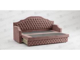 Прямой диван с каретной стяжкой «Офелия»