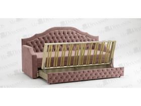 Прямой диван с каретной стяжкой «Офелия»