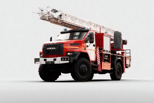 Фото 3 Автолестница пожарная АЛ-30 на шасси УРАЛ NEXT 2026