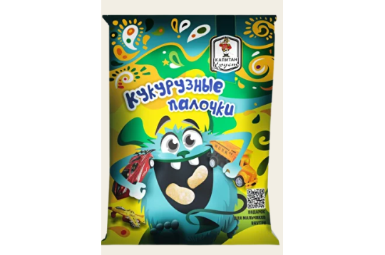 Фото 2 Кукурузные палочки с игрушкой «Капитан Хруст», г.Вологда 2026