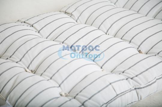 Фото опубликовано: ООО "МАТРАСОПТТОРГ", ИНН 7802885488, matrasopttorg.ru © Фото 2 Матрас ватный тик Классика, г.Санкт-Петербург 2026