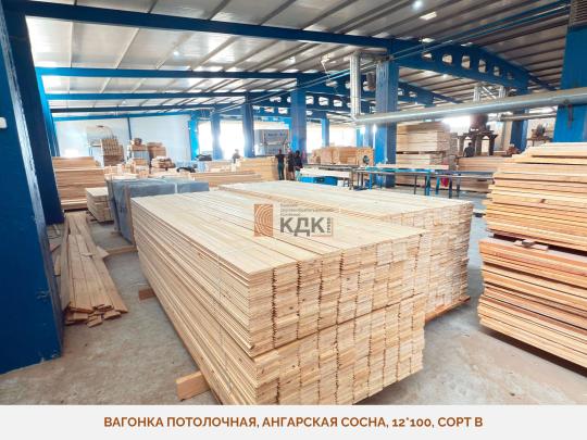 Фото 3 потолочная вагонка из ангарской сосны 2026