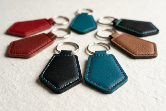 Фото опубликовано: ИП Мелконян Артем Володевич, ИНН 164492968722, leather-rm.com © Фото 2 Кожаные брелоки, г.Казань 2026