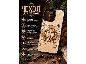 Силиконовый чехол для iPhone айфона из дерева