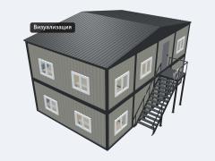 Фото 1 Штаб строительства из 8 блок-контейнеров, 2 этажа, г.Лобня 2026