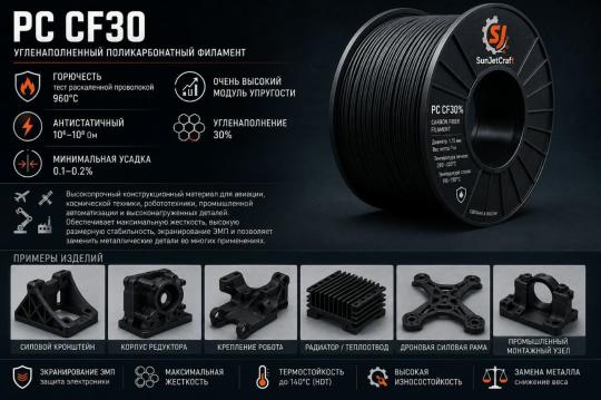 Фото 9 филамент PC CF 30 2026