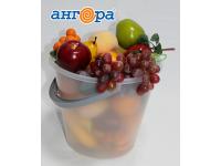 Ведро 10л Примула прозрачное 20 (Ангора)