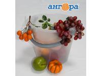 Ведро 10л Примула прозрачное 20 (Ангора)