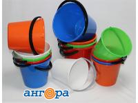 Ведро 5л; 7л; 10л; Примула голубое, красное, зеленое, оранжевое 10 (Ангора)